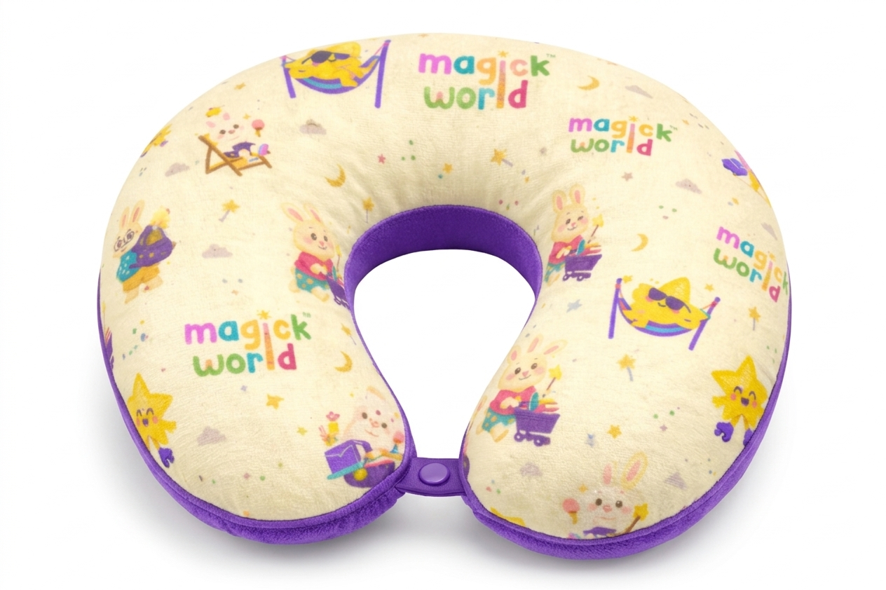 Neck travel pillow by magick stays