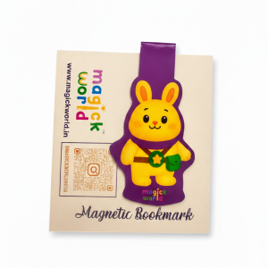magnetic bookmark for kids MagickWorld laminated stationery India